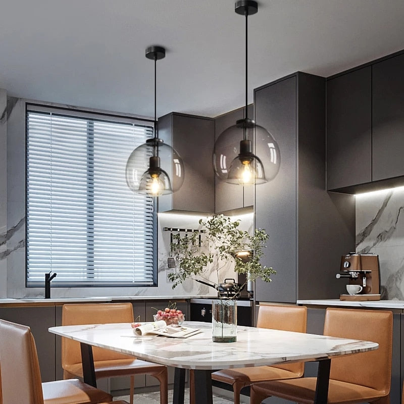 Dark Scandinavian LED Pendant Light | Petprovac