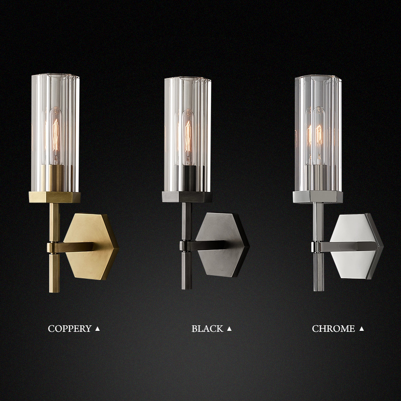 AstraLux Kristallen LED Wandlamp Met Heldere Glazen Kapjes