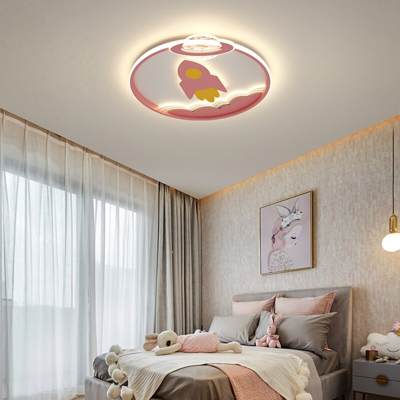 Orion Rocket Chandelier for Kids' Room | Petprovac