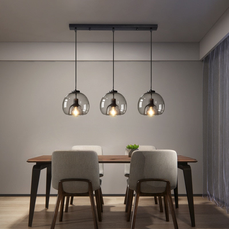 Dark Scandinavian LED Pendant Light | Petprovac