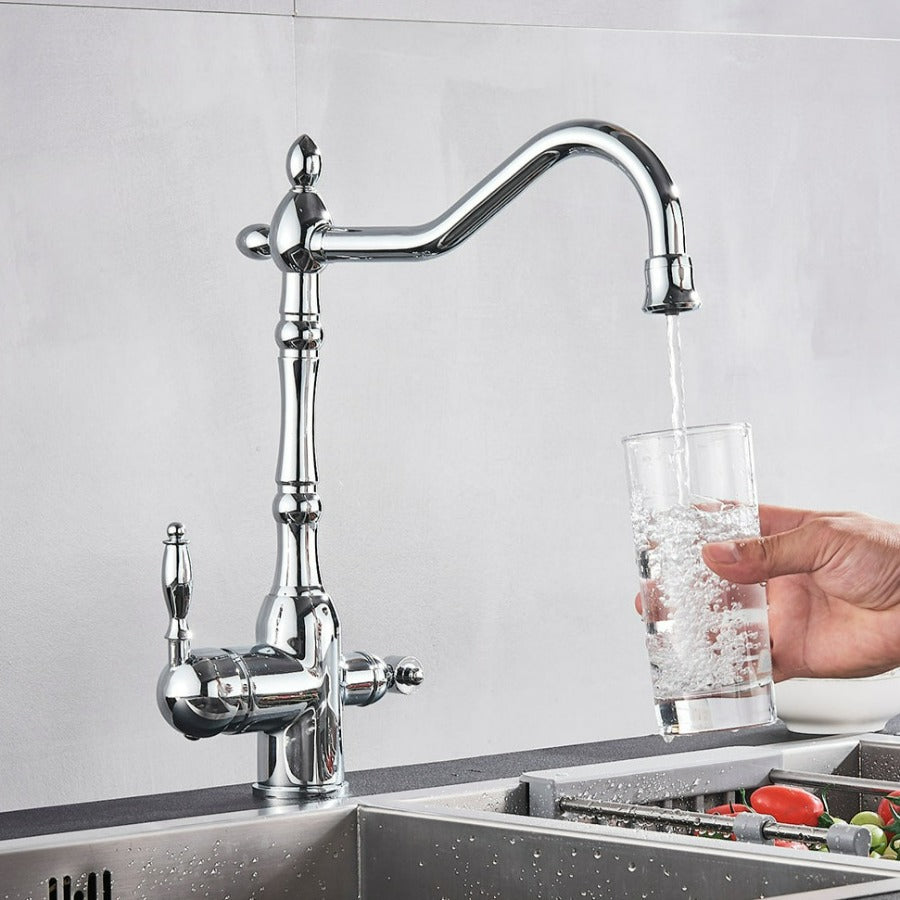 Rubinetto da cucina Hamilton Classic con filtrazione e rotazione a 360 gradi