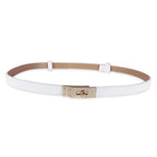 adjustable women's leather belt