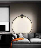 LumaNova Round Wall Light for Modern Minimalist Interiors