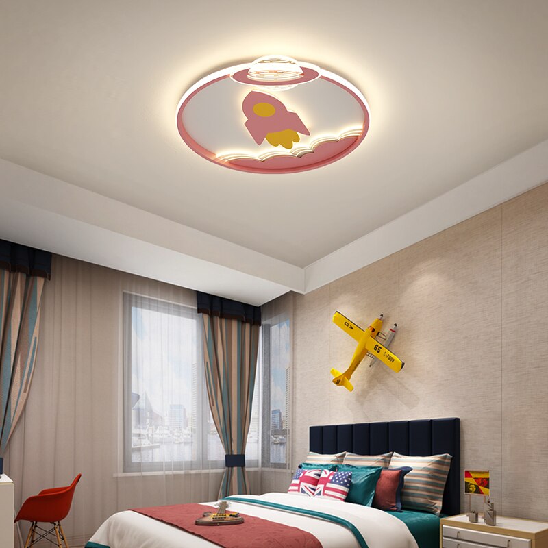 Orion Rocket Chandelier for Kids' Room | Petprovac