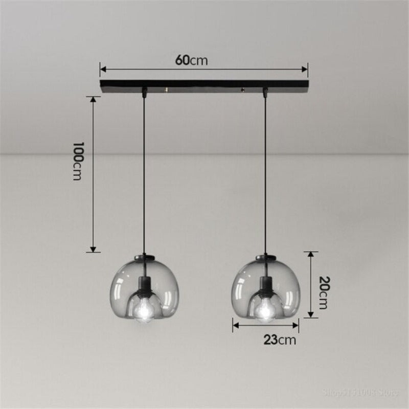 Dark Scandinavian LED Pendant Light | Petprovac