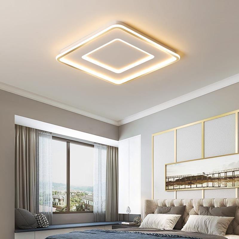 Rectangular Ceiling Light With Geometric Design | Petprovac
