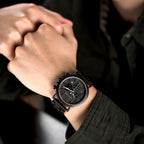 TimberLuxe Houten Horloge 3ATM Met Inclusief Cadeauverpakking Waterbestendig Voor Heren