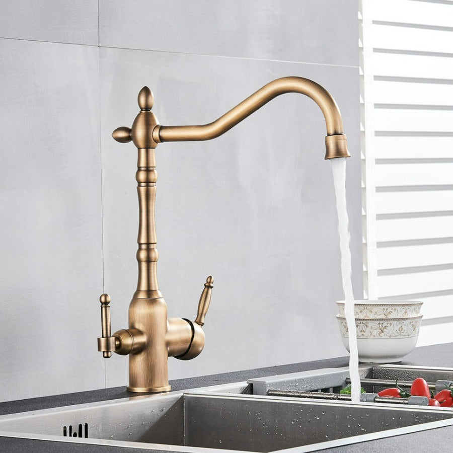 Rubinetto da cucina Hamilton Classic con filtrazione e rotazione a 360 gradi