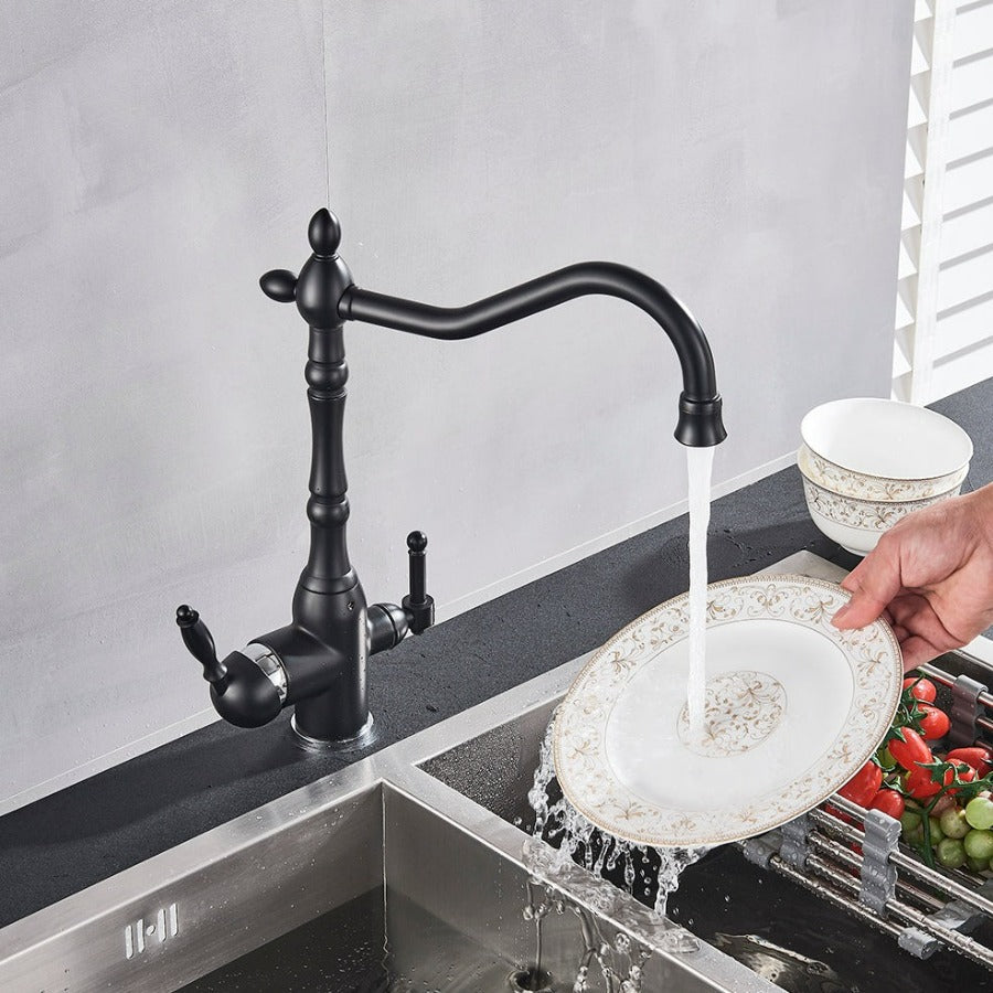 Rubinetto da cucina Hamilton Classic con filtrazione e rotazione a 360 gradi