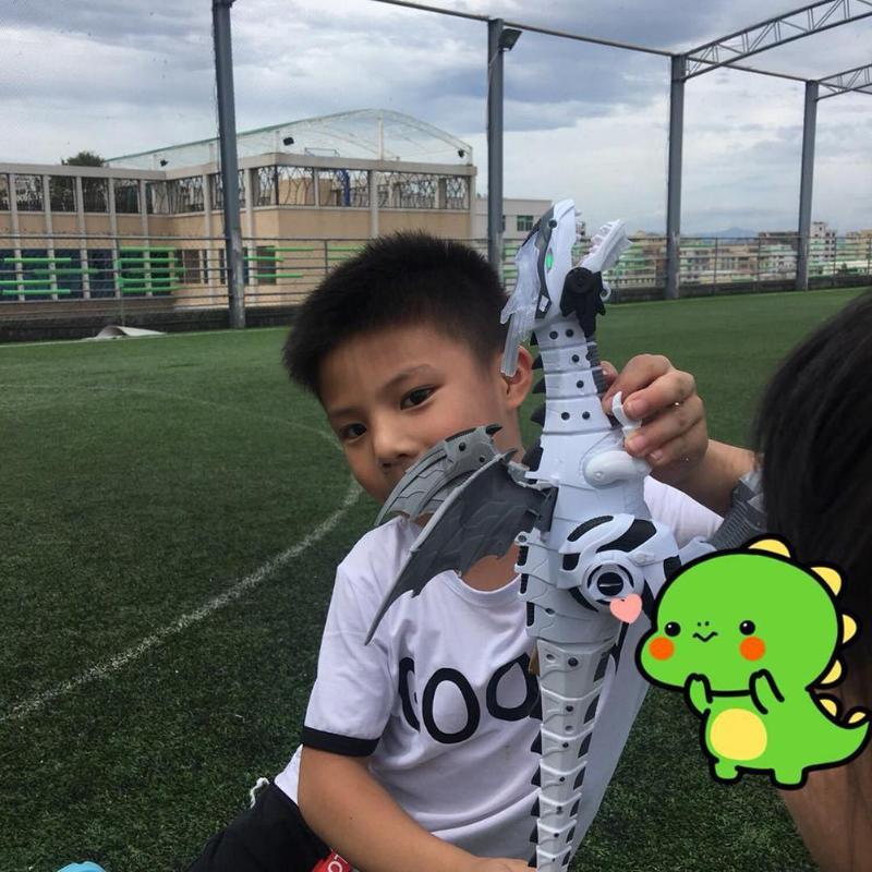 BalmaRex Robot Dino Legetøj med Vinger, Hale og Lyd til Børn