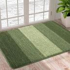 Non-slip indoor doormat with water-repellent surface