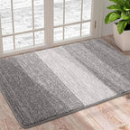 Non-slip indoor doormat with water-repellent surface