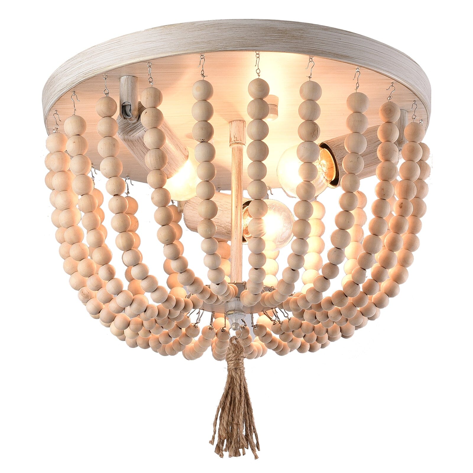 Lampada da soffitto in stile rustico