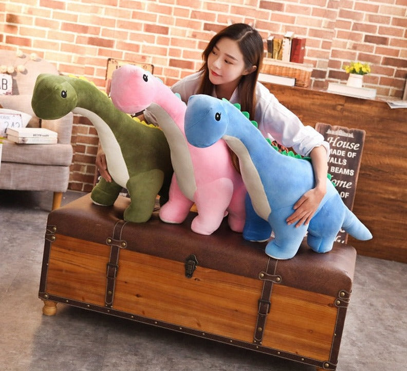 AstraPlush Diplodocus Mjukisdjur i tre färgvarianter och tre storlekar