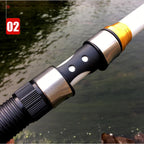 Marinex カーボンファイバー伸縮式釣り竿 2.1-3.6m