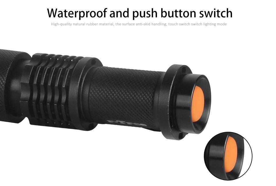 Kompakt cykellygte med 3000 lumen og justerbart fokus