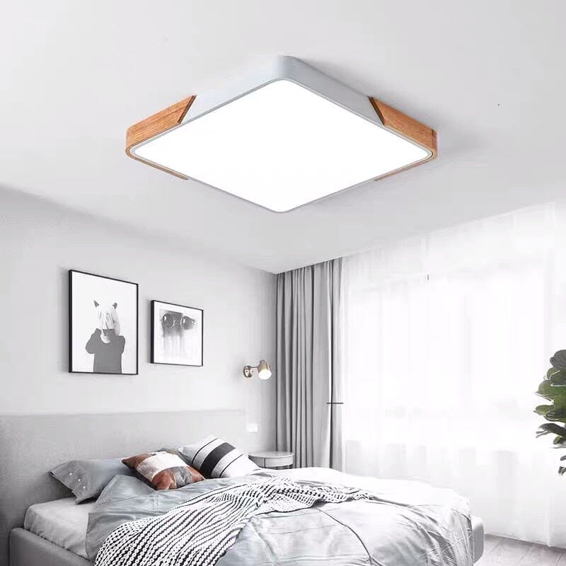 Lampadario in legno Corven