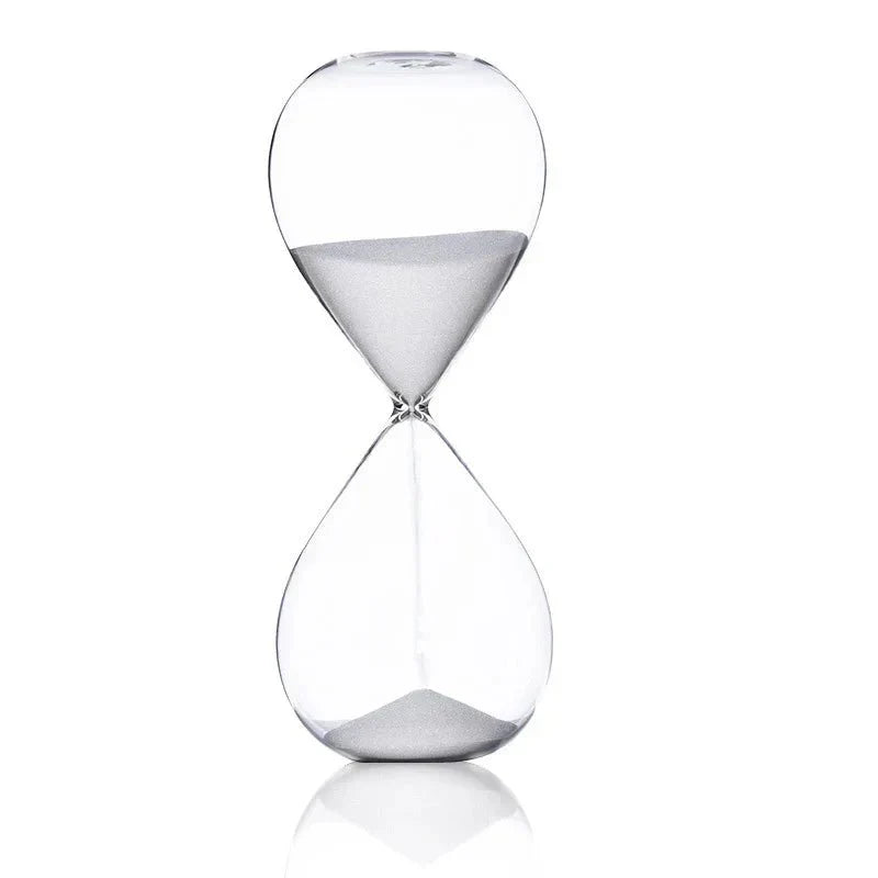 Glass Sand Timer | Stylish Decoration with 5/10/30/60 Minutes Indication