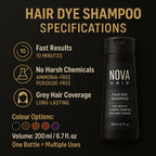 NovaHair Ti Minutters Botanisk Farveshampoo til Hår