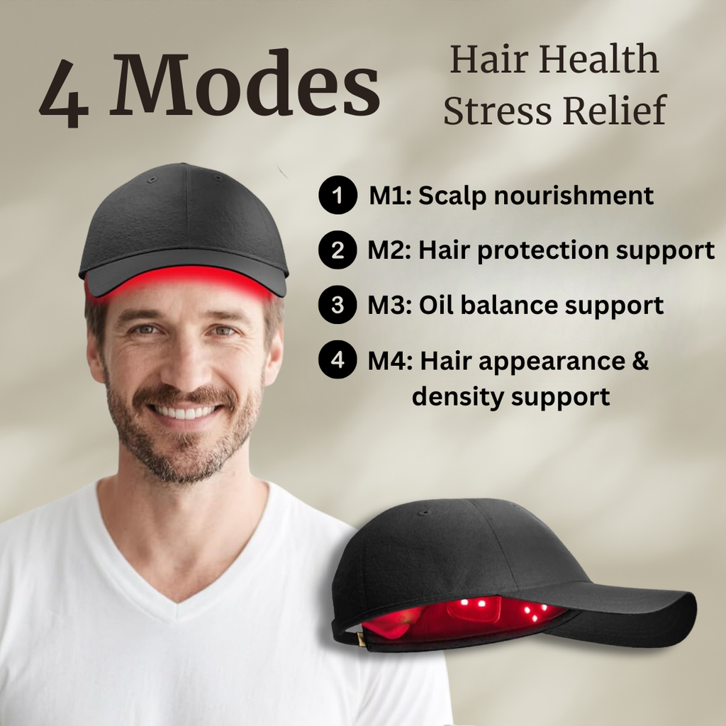 Fejlett Kettős Hatású Fényterápiás Sapka a Fejbőr Egészségéért és a Haj Életerejéért