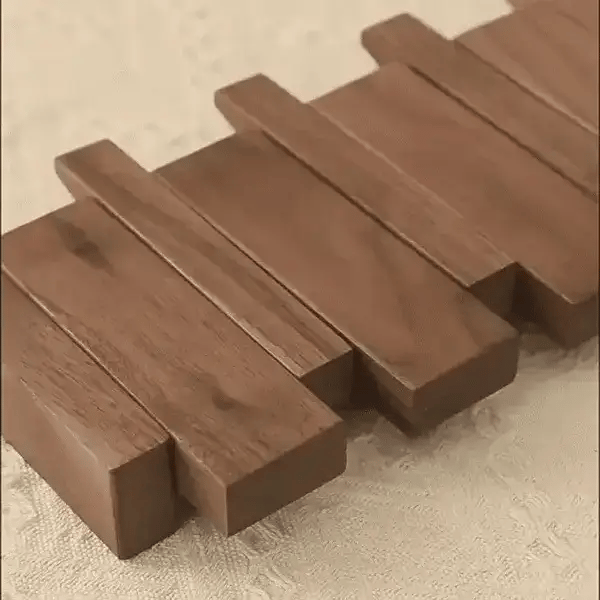 Viretta | Cabide de Parede Estilo Piano com Ganchos para Chaves