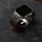 Tali Kulit Vintage Buatan Tangan Untuk Apple Watch