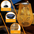 Sunweave Solar Lantern For Outdoor Use WaterProof Handmade Garden Lighting