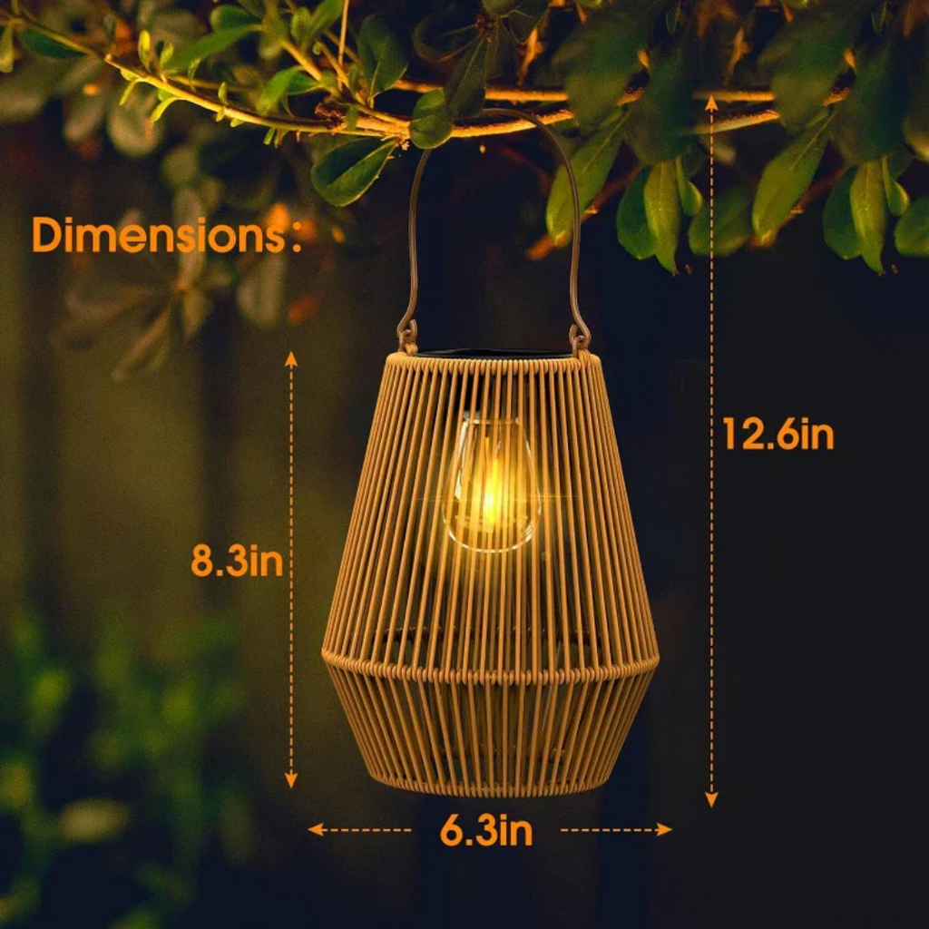 Sunweave Solar Lantern For Outdoor Use WaterProof Handmade Garden Lighting