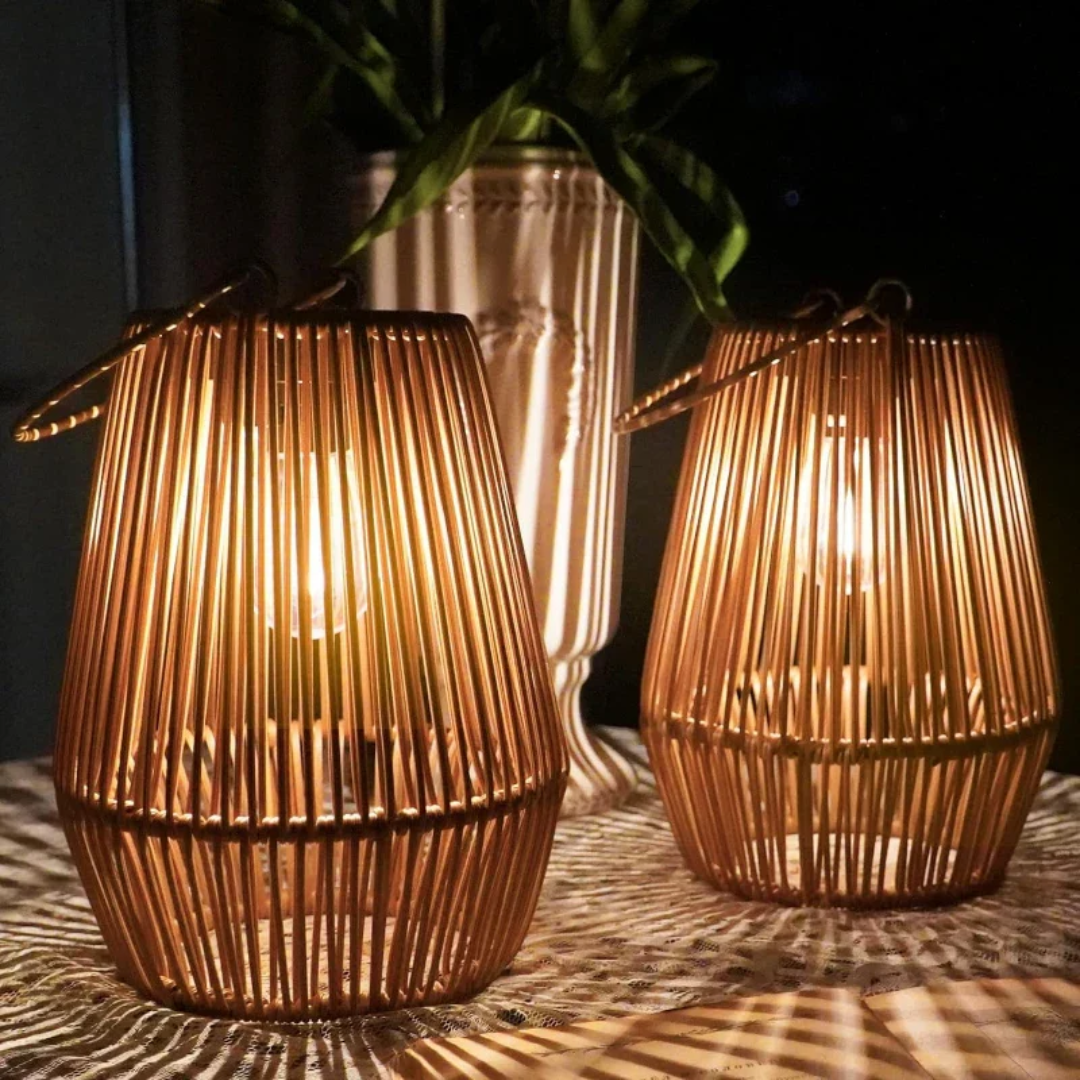 Sunweave Solar Lantern For Outdoor Use WaterProof Handmade Garden Lighting