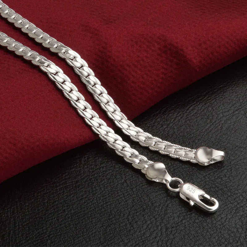 Collana della felicità in argento sterling per donna, eleganza senza tempo