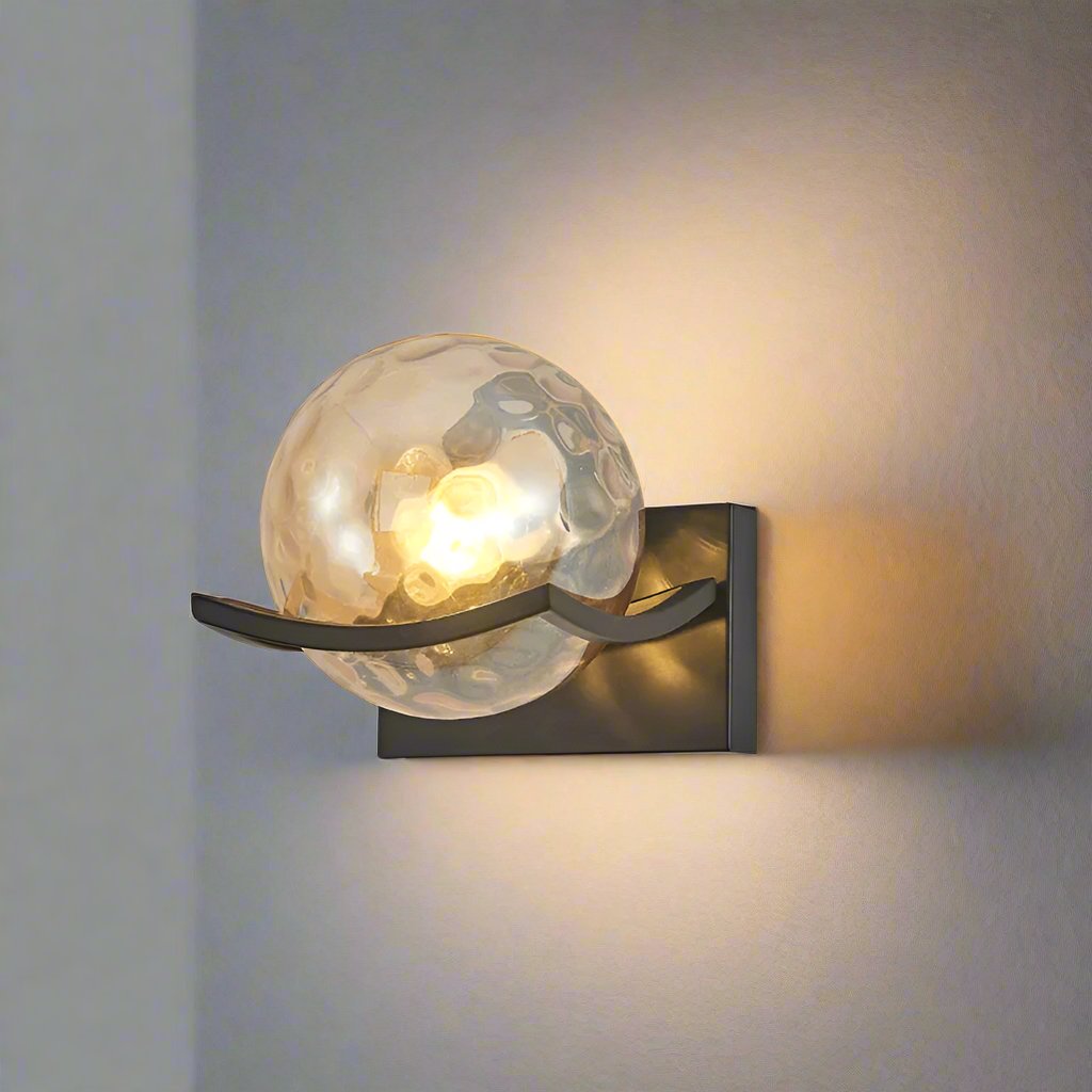NovaLuxe glazen LED-wandlamp voor moderne woonkamers