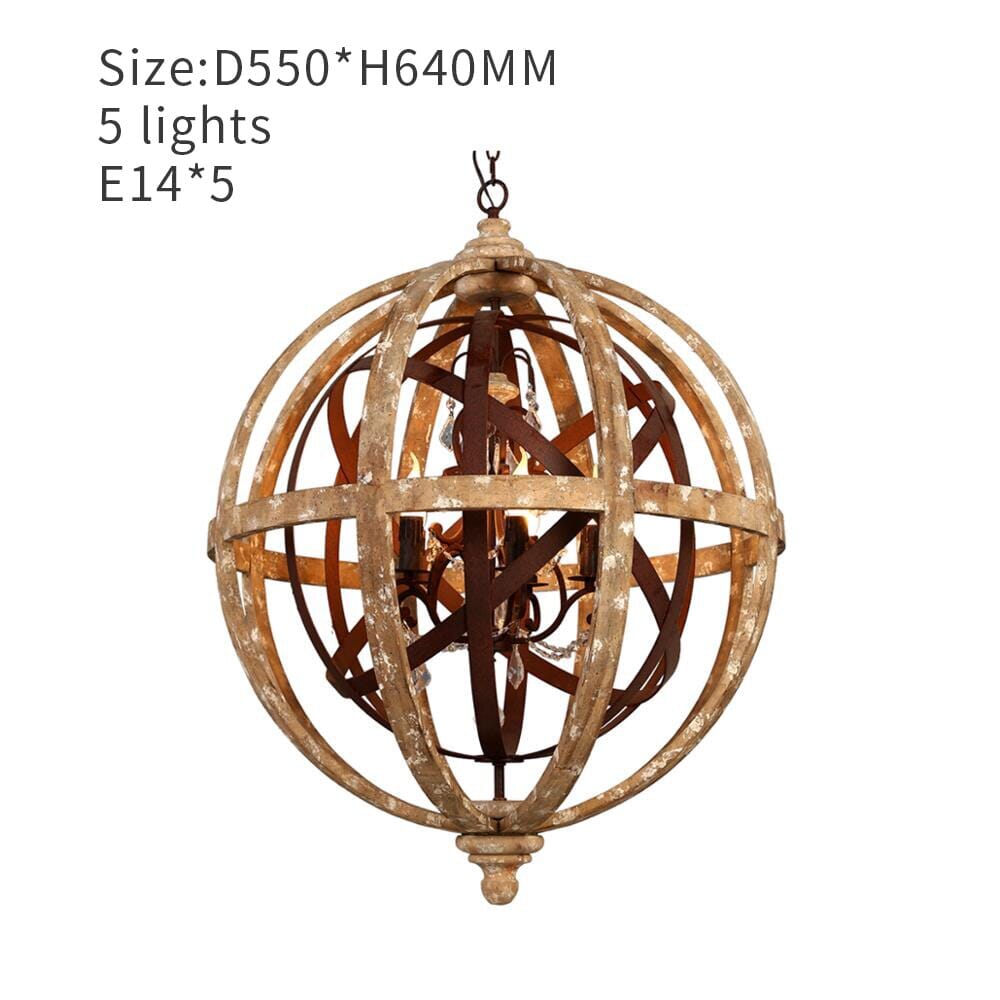 Erbstück Holzlüster