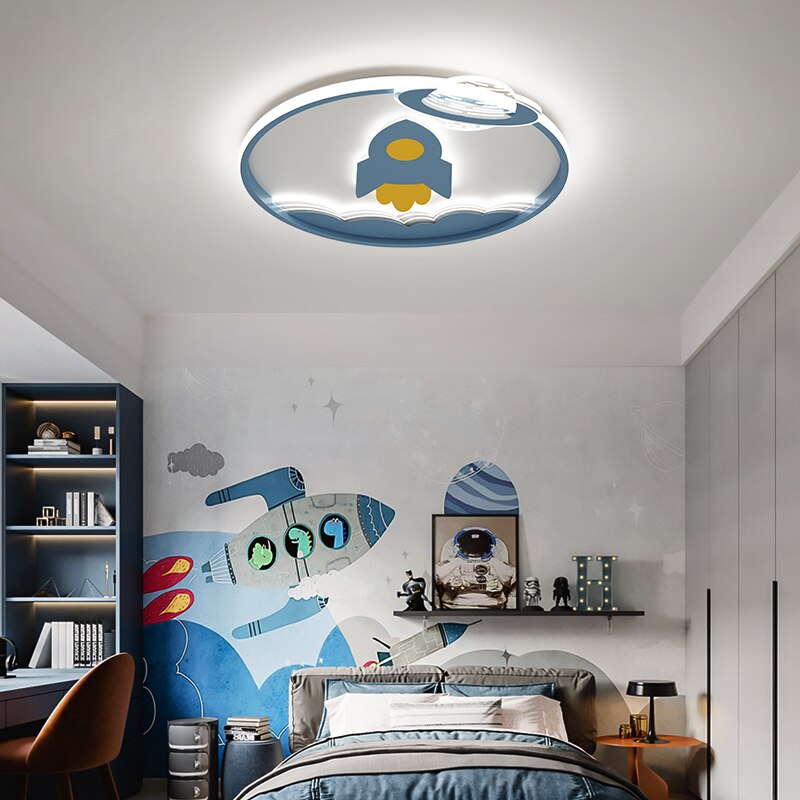 Orion Rocket Chandelier for Kids' Room | Petprovac