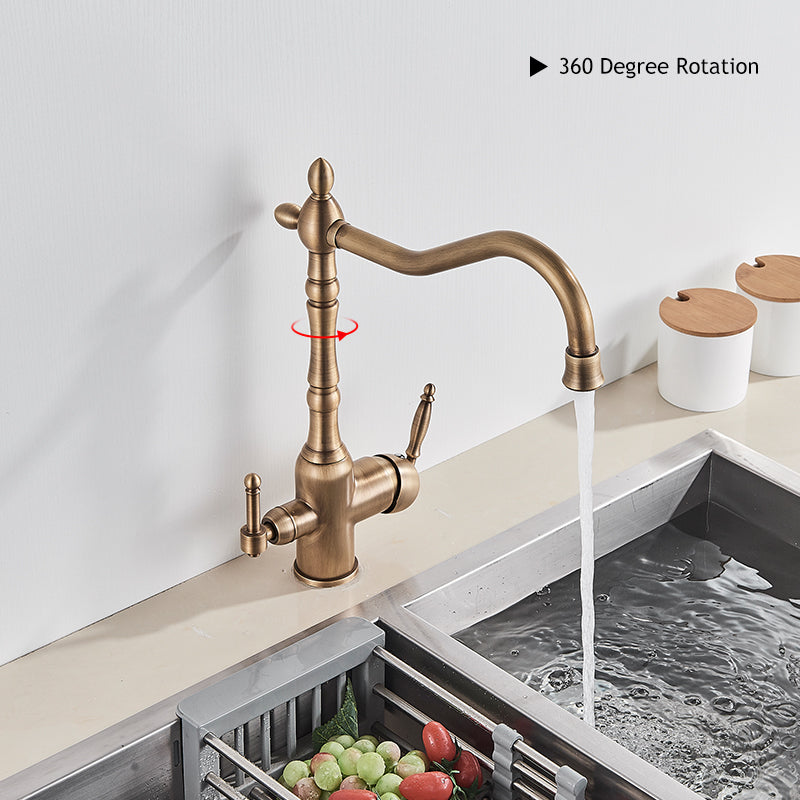 Rubinetto da cucina Hamilton Classic con filtrazione e rotazione a 360 gradi