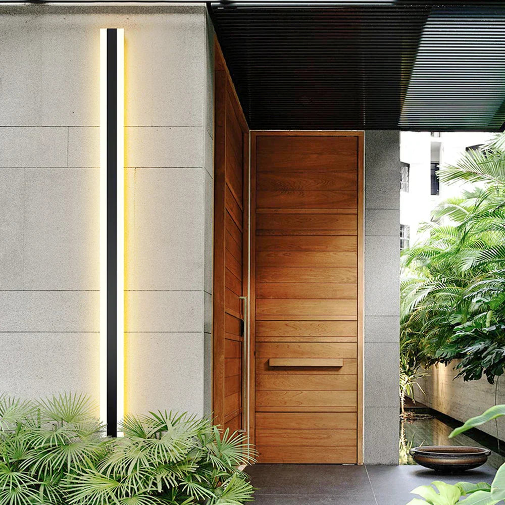 Lampu Jalur Dinding Panjang Luar Rumah Havenly