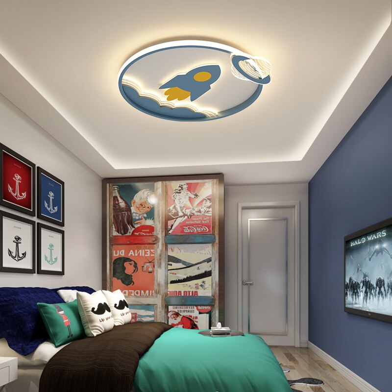 Orion Rocket Chandelier for Kids' Room | Petprovac