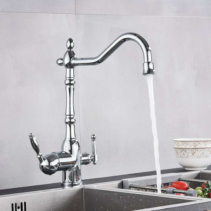Rubinetto da cucina Hamilton Classic con filtrazione e rotazione a 360 gradi