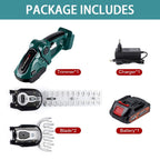 HedgeGenie 2-In-1 Cordless Hedge Trimmer For Homeowners With Precise Control