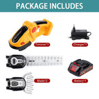 HedgeGenie 2-In-1 Cordless Hedge Trimmer For Homeowners With Precise Control