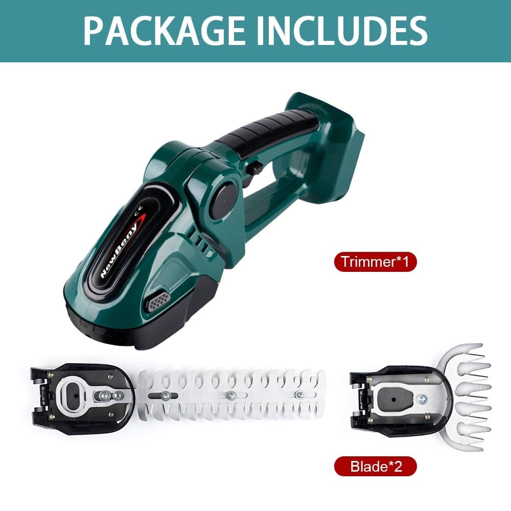 HedgeGenie 2-In-1 Cordless Hedge Trimmer For Homeowners With Precise Control