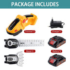 HedgeGenie 2-In-1 Cordless Hedge Trimmer For Homeowners With Precise Control