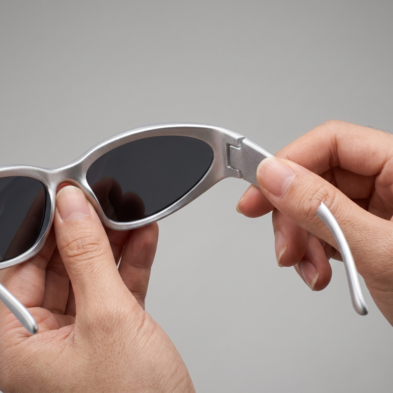 Men's Sporty Retro Sunglasses With Mirrored Lenses UV400 Protection