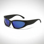 Men's Sporty Retro Sunglasses With Mirrored Lenses UV400 Protection