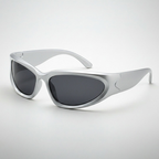 Men's Sporty Retro Sunglasses With Mirrored Lenses UV400 Protection