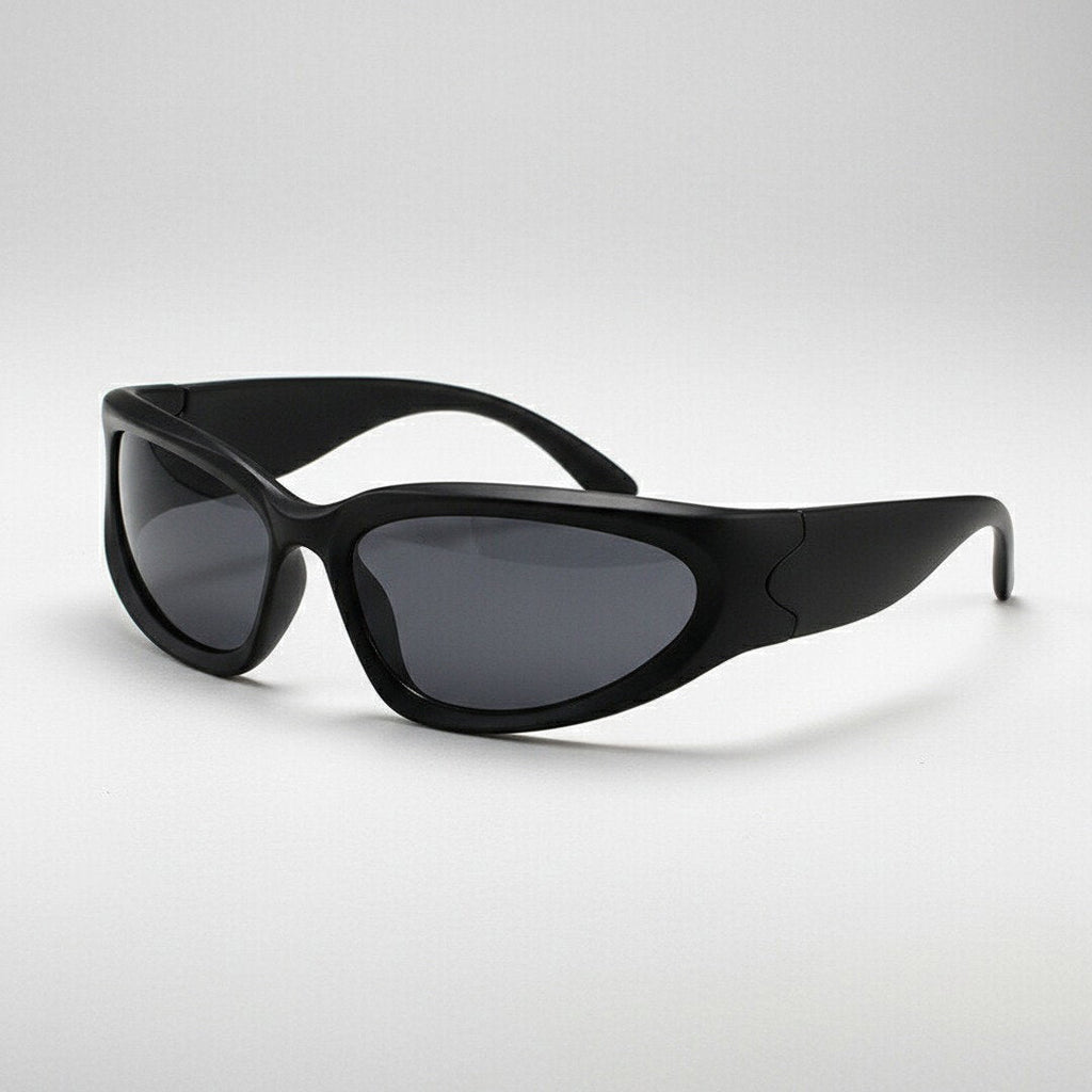 Men's Sporty Retro Sunglasses With Mirrored Lenses UV400 Protection