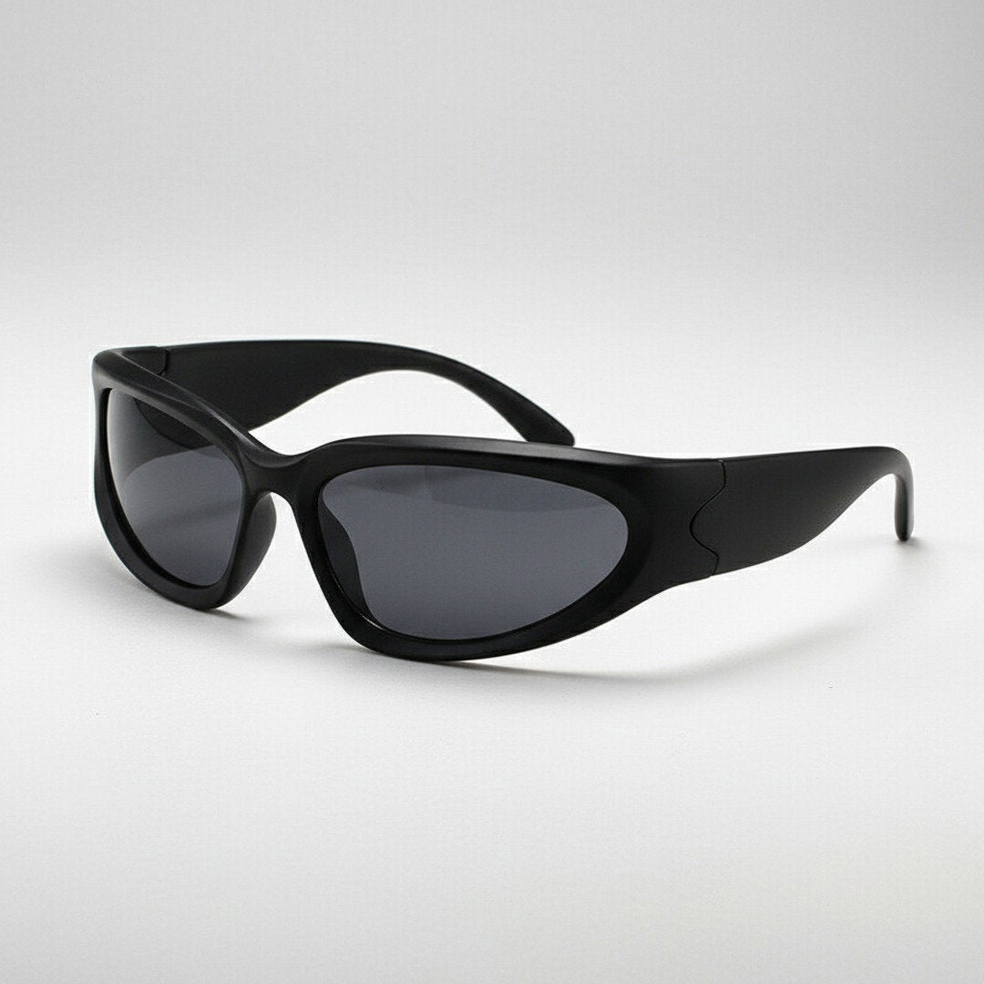Men's Sporty Retro Sunglasses With Mirrored Lenses UV400 Protection