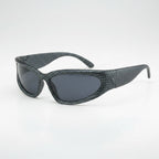 Men's Sporty Retro Sunglasses With Mirrored Lenses UV400 Protection