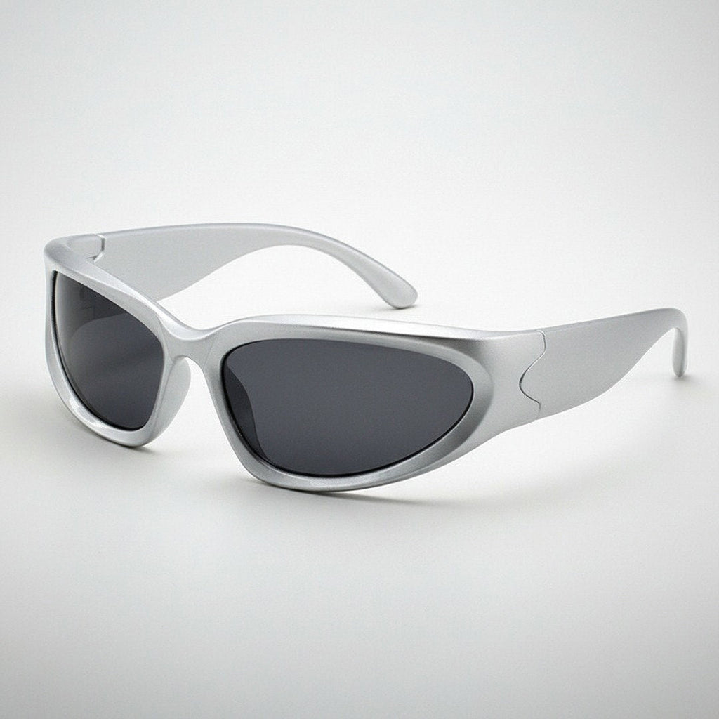 Men's Sporty Retro Sunglasses With Mirrored Lenses UV400 Protection