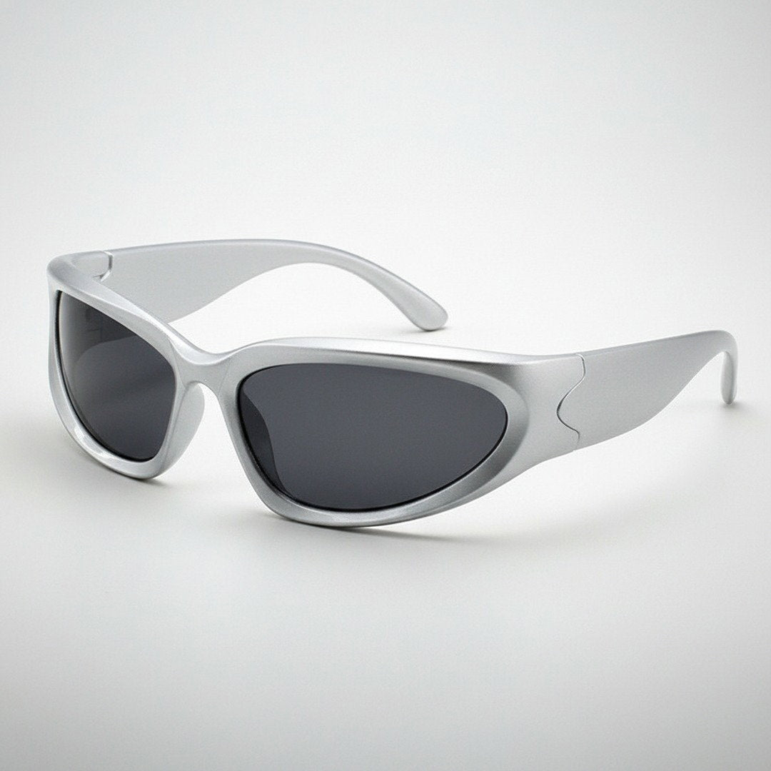 Men's Sporty Retro Sunglasses With Mirrored Lenses UV400 Protection
