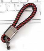 Braided loop keychain for car keys